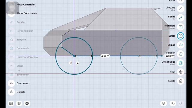 How to draw the car body ( part 2 ) by Shapr 3D смотреть онлайн
