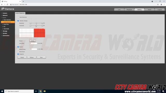 How to set up Audio Detection on an IP camera смотреть онлайн
