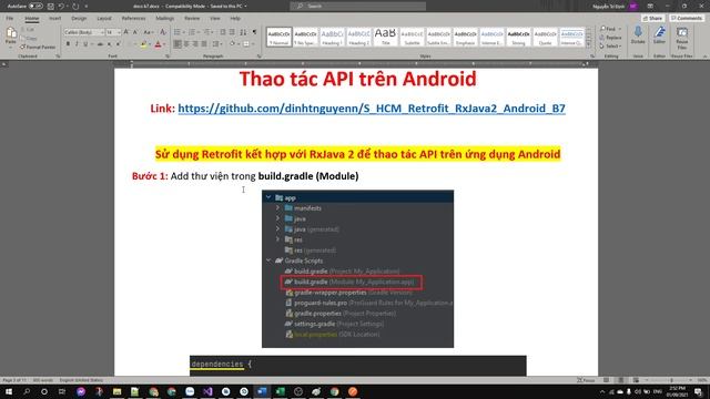 [S-HCM] Buổi 7 | Xây dựng API trên ASP .NET và lấy dữ liệu từ API trên ứng dụng Android смотреть онлайн
