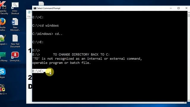 HOW TO CHANGE DIRECTORY IN COMMAND PROMPT смотреть онлайн