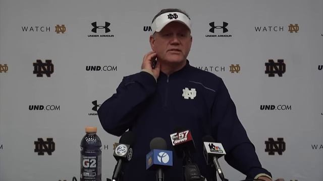 Brian Kelly Thursday Media Session - Northwestern смотреть онлайн
