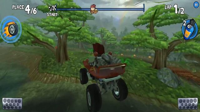 REZ VS B'ZORP - TIDAL RUSH Full Gameplay - BEACH BUGGY RACING ANDROID смотреть онлайн