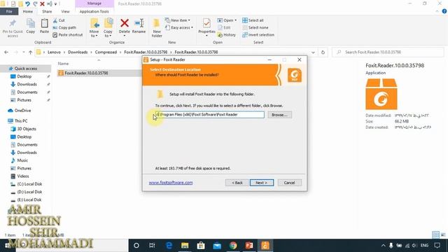 Install Foxit Reader | آموزش نصب Foxit Reader