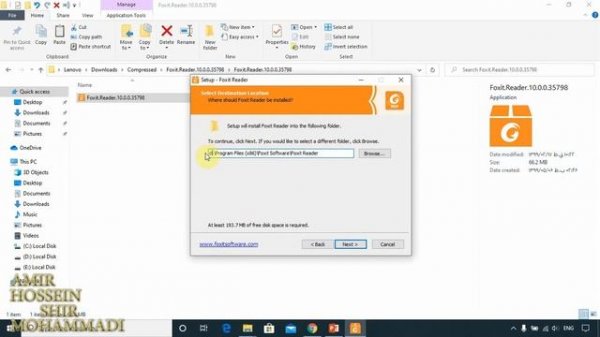 install Foxit Reader | آموزش نصب Foxit Reader