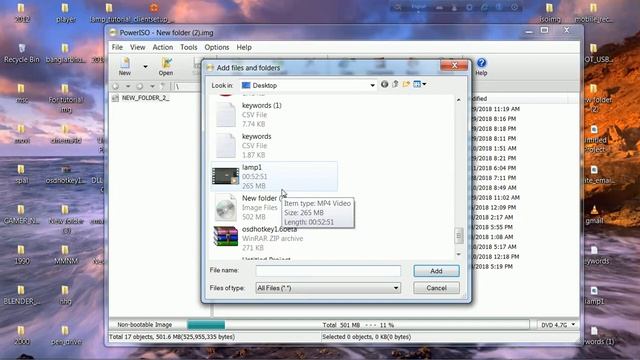 Make windows 7/8/10 bootable DVD poweriso in Hindi/Bengali II Any file[ mp3,mp4 ] burn to CD/DVD смотреть онлайн