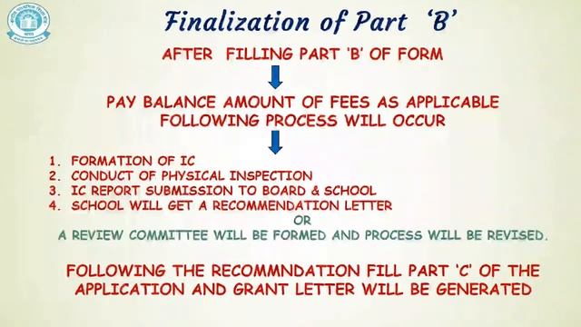 New CBSE Affiliation #SARAS. Complete Process Explained including Part A, B, C of Online Applicatio смотреть онлайн