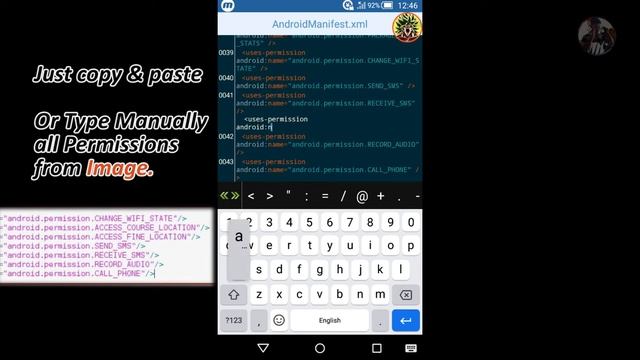 Add SMS Permission in Backdoor apk (Metasploit payload) смотреть онлайн