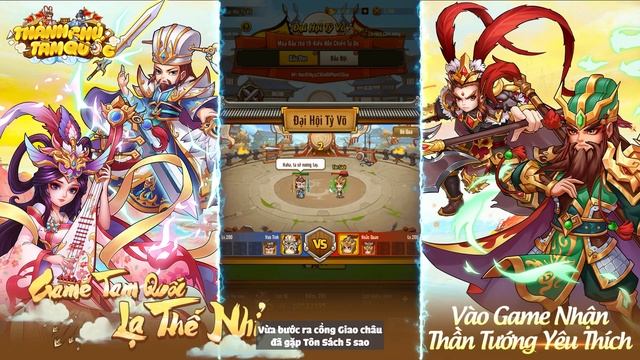 Thành Chủ Tam Quốc - Game SLG màn hình dọc đồ họa chibi độc lạ смотреть онлайн