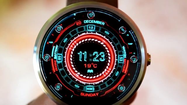 Ultron Interactive Watch Face For Android wear смотреть онлайн