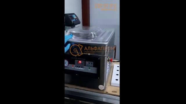 Пример работы вакуумного упаковщика DZ-400Т смотреть онлайн