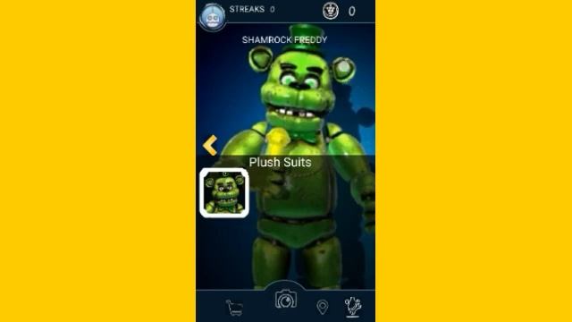 Shamrock Freddy in fnaf ar lite(USD) смотреть онлайн