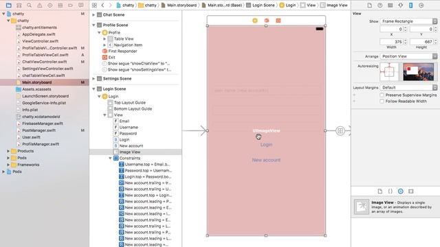 iOS development: Add background image with relative layout смотреть онлайн