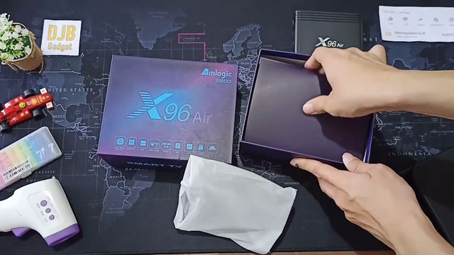 Unboxing Vontar X96 Air smart TV Box Android Miracast wireless смотреть онлайн