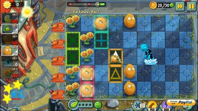 Plants vs Zombies 2 - Far Future - Day 7 [Citron] No Premium смотреть онлайн