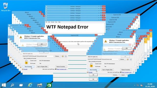 Windows Technical Preview Crazy Error смотреть онлайн