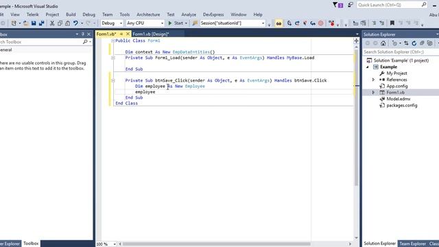 How to Save Record and Populate DataGridView with Entity Framework in VB Net смотреть онлайн