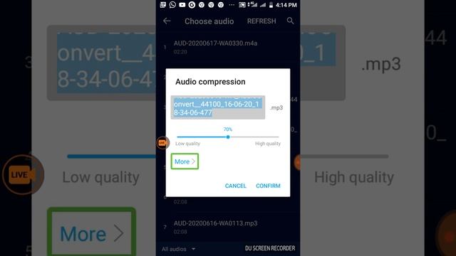 Super sound Android application tutorial part 1 . How to compress and change the quality in audio смотреть онлайн