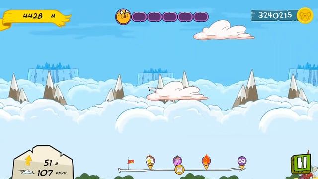 Adventure Time: Crazy Flight Gameplay | Android Arcade Game смотреть онлайн