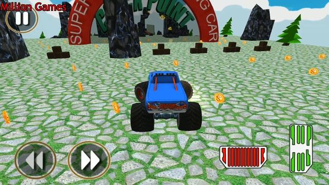 Monster Truck Stunt Game Monster - Truck Stunts Race Simulator Games - Android GamePlay смотреть онлайн