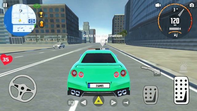 Gt-r Car Simulator | Go With a Partner! - Android Gameplay смотреть онлайн