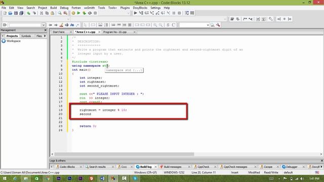 How To Find Rightmost And 2nd Rightmost Digit In C++ смотреть онлайн