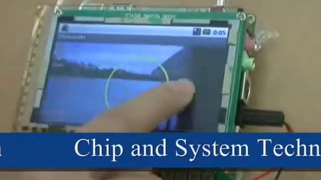 4.3" Capacitive Touch Sense Driver Demo on Android Eclair with 2 finger touch смотреть онлайн