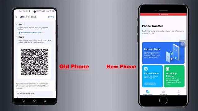 Best Way To Transfer Data From Android To iPhone ll Wondershare MobileTrans. смотреть онлайн