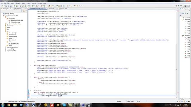 YoungSider.de Android Development Tutorial - Teil 6 (Views, WebView) смотреть онлайн