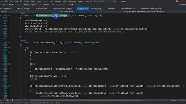 C# RichTextBox.Find(Move Next- Move previous) смотреть онлайн