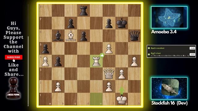 Stockfish 16 Vs Amoeba || Ruin The Ruy Lopez || KNIGHT SAC!!!