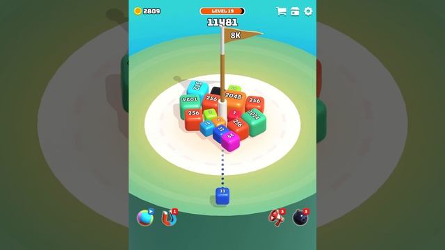Merge Blocks 3D - All Levels Gameplay Android, iOS смотреть онлайн
