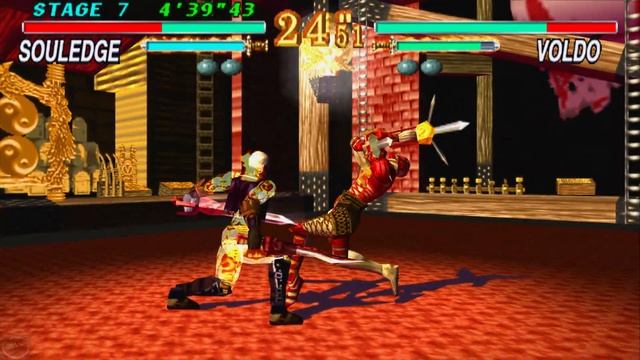 Soul Blade | Soul Edge | Arcade Mode | PS1 4K Wide-screen Playthrough. смотреть онлайн
