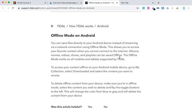 TIDAL OFFLINE MODE Overview смотреть онлайн