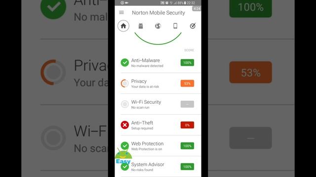 Norton Antivirus มั่นใจได้ ใช้แรมน้อย เซฟแบต ไม่หน่วงเครื่อง | Easy Android смотреть онлайн
