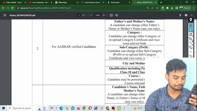 JEE Main 2024 Correction Window 🔥| How to Edit JEE Mains Application Form 2024 | Form Correction смотреть онлайн