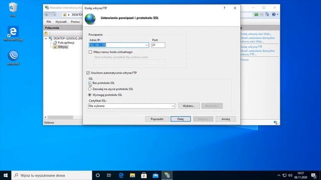 Instalacja serwera FTP Windows 10 смотреть онлайн