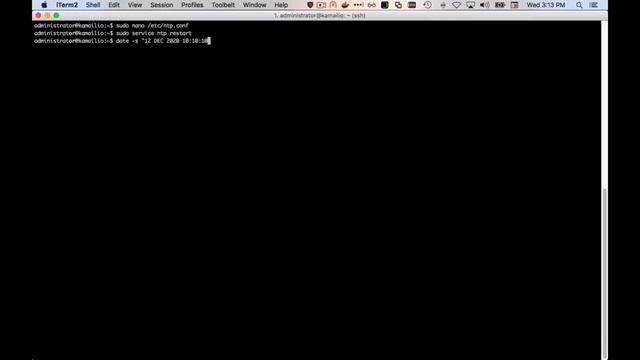 Network Time Protocol (NTP) Configuration смотреть онлайн