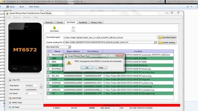 flashing oppo r821 PMT changed for the ROM must be download смотреть онлайн
