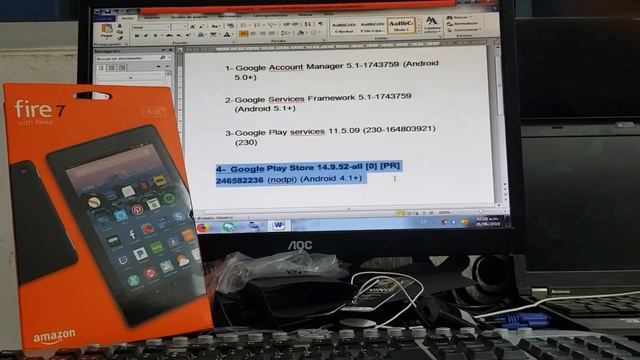 como INSTALAR Play STORE en Tablet AMAZON fire 7 2019 SIN PC 100% MANUAL. смотреть онлайн