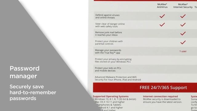 Mcafee Internet Security 2019 - 1 year for 2 devices | Product Overview | Currys PC World смотреть онлайн
