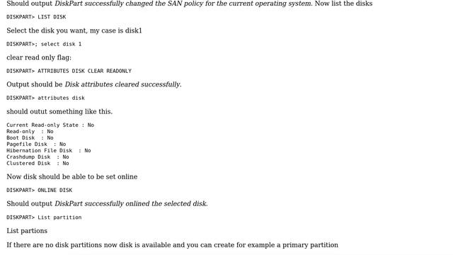 DevOps & SysAdmins: This disk is offline because of policy set by administrator (2 Solutions!!) смотреть онлайн