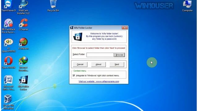 Windows 7 Tips and Trick : How to lock folder with Alfa Folder Locker (Professional) смотреть онлайн