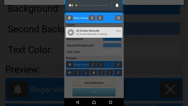 Volume Control Notification Android app смотреть онлайн