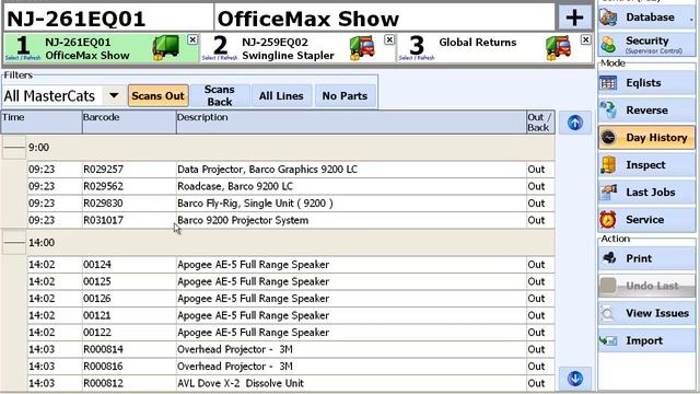 HireSCAN Warehouse Processing Module смотреть онлайн