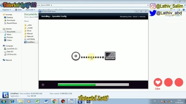 Cara Install Driver Printer Epson M100 смотреть онлайн