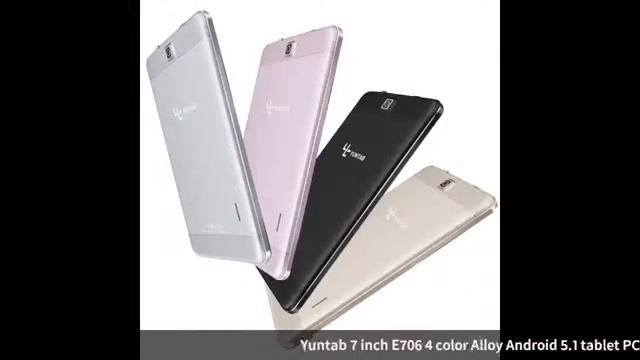 Yuntab 7 inch E706 4 color Alloy Android 5.1 tablet PC 3G смотреть онлайн