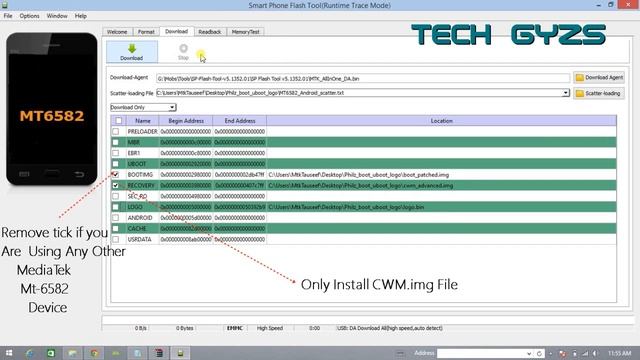 Install CWM or ClockworkMod Recovery in any Mediatek Mt 6582 device смотреть онлайн