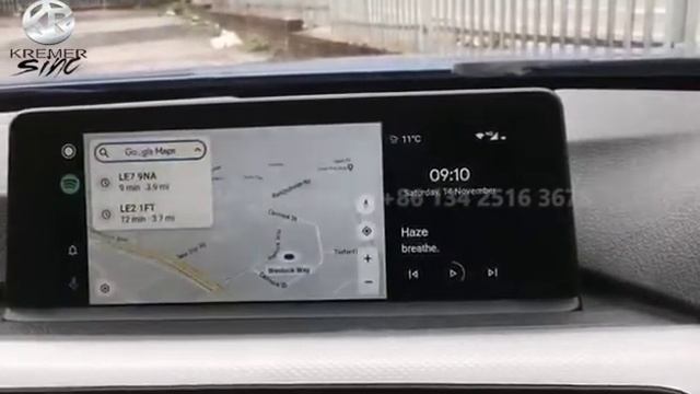 Wireless Android Auto Connection Method of iSmart auto Wireless CarPlay Module смотреть онлайн