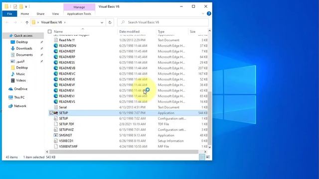 How to Install Visual Basic 6.0 on Windows 10 (Arabic Commentary) смотреть онлайн