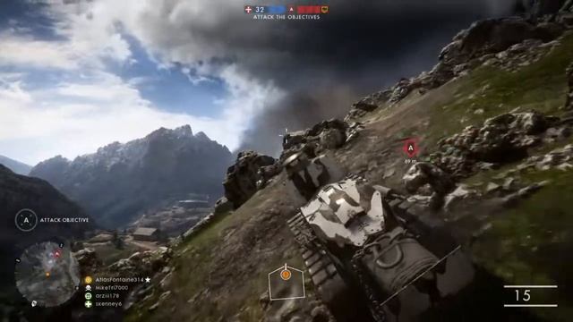 BF1 Light Tank Spree Rush Attack Victory: 76-0 смотреть онлайн